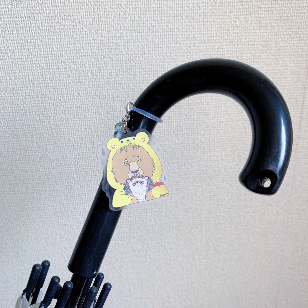 ハリネズミのポルとくまのナー アクリルキーホルダー