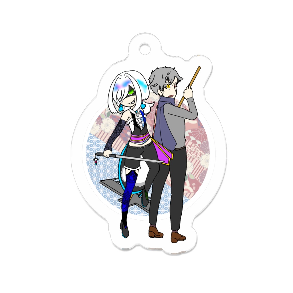 都市伝説課犬組アクリルキーホルダー