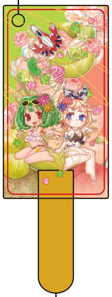 【受注受付〆】マクロス歌姫アイスアクキー