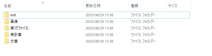 フォルダ整理ツール(Windows)