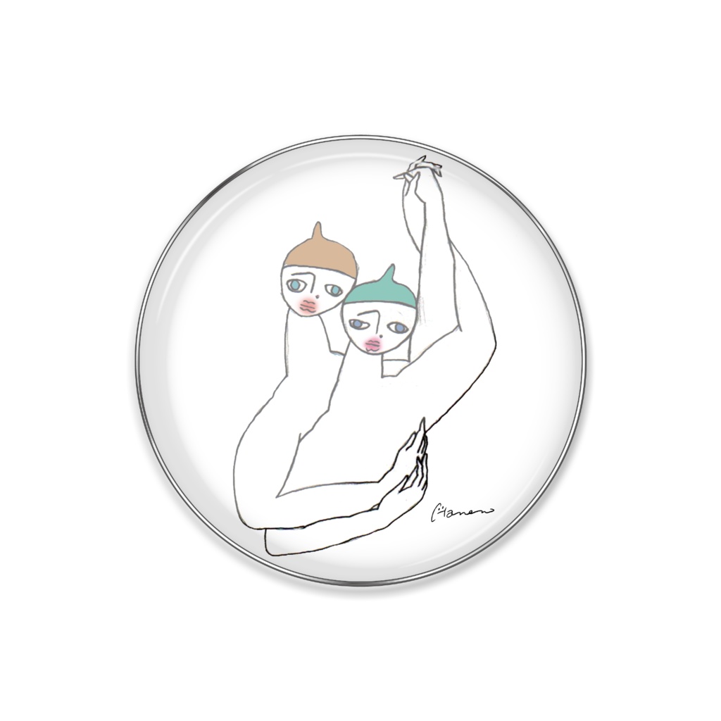 あったかいっしょ　ピンバッチ