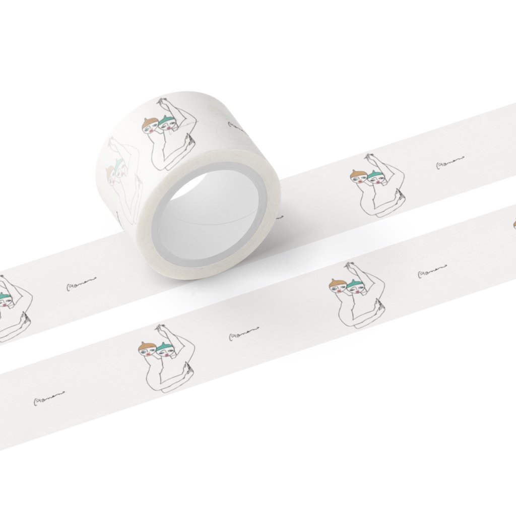 あったかいっしょ　マスキングテープ