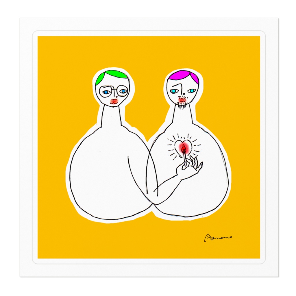 きもちあちち ステッカー