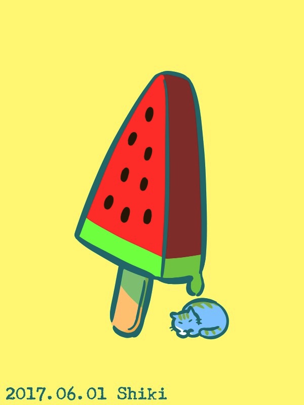 すいかばー(iPhoneケース/カバー)