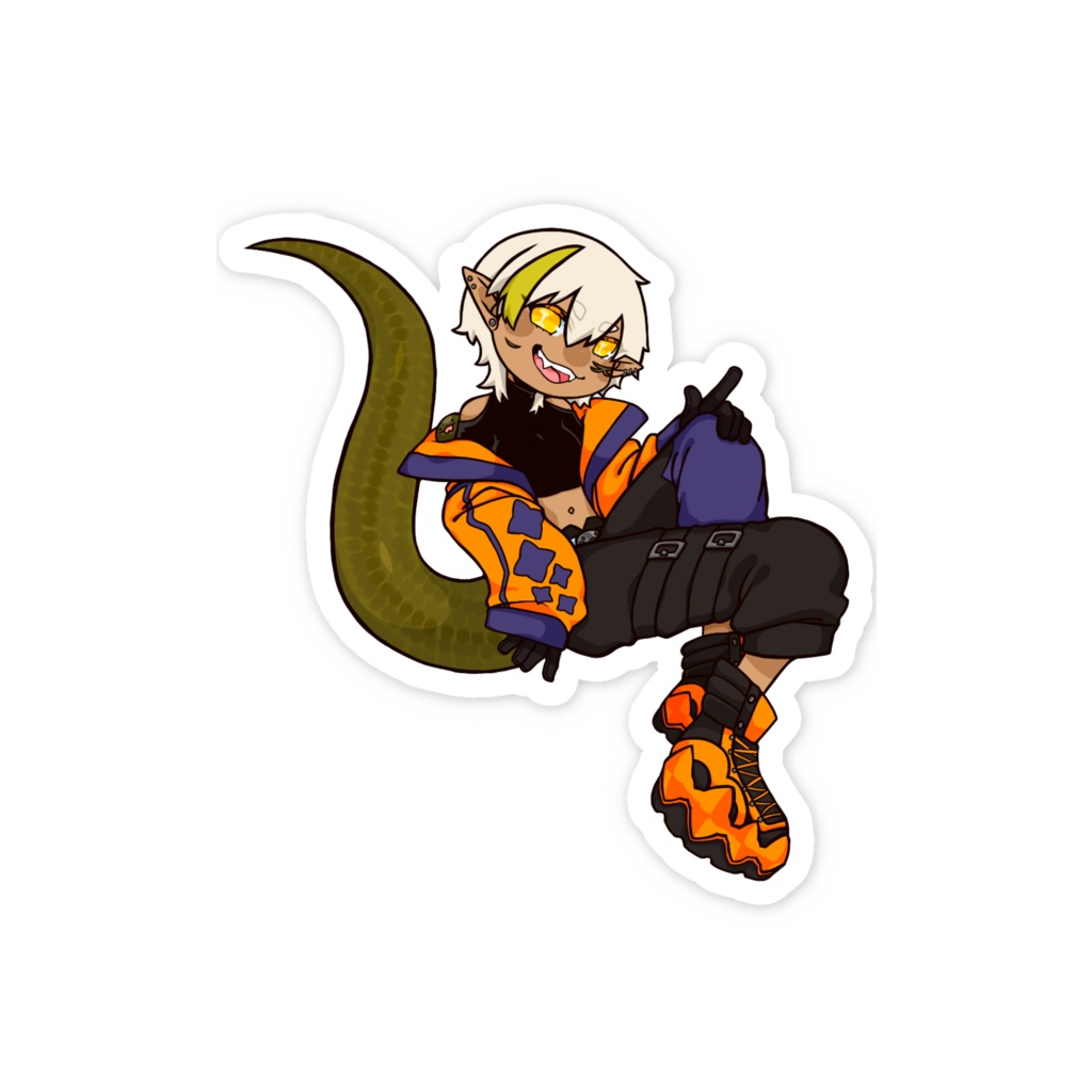 ストリートファッションまろたやステッカー