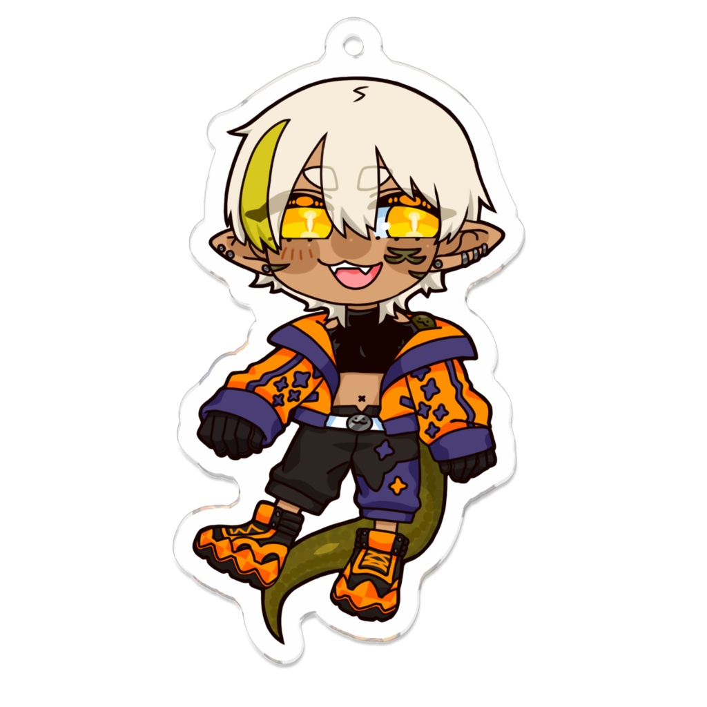 ストリートファッションまろたやアクキー(ちびキャラ)