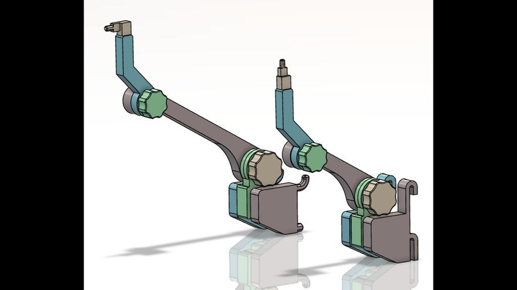 プラモ用壁掛けスタンド