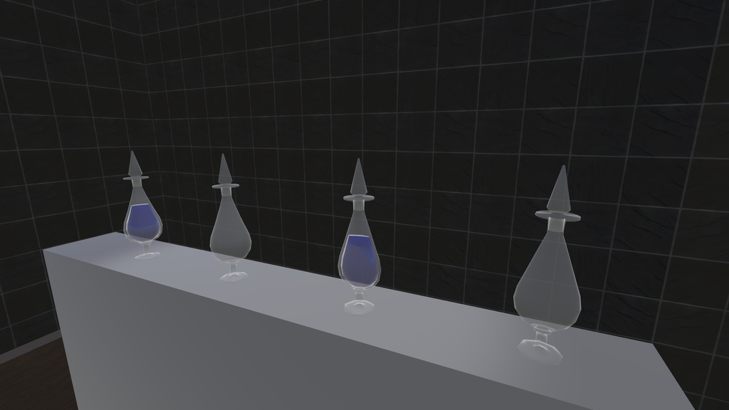 剣先標本瓶【VRChatワールドアイテム】