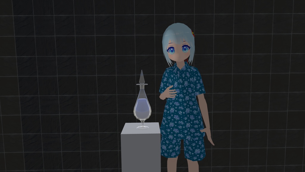 剣先標本瓶【VRChatワールドアイテム】