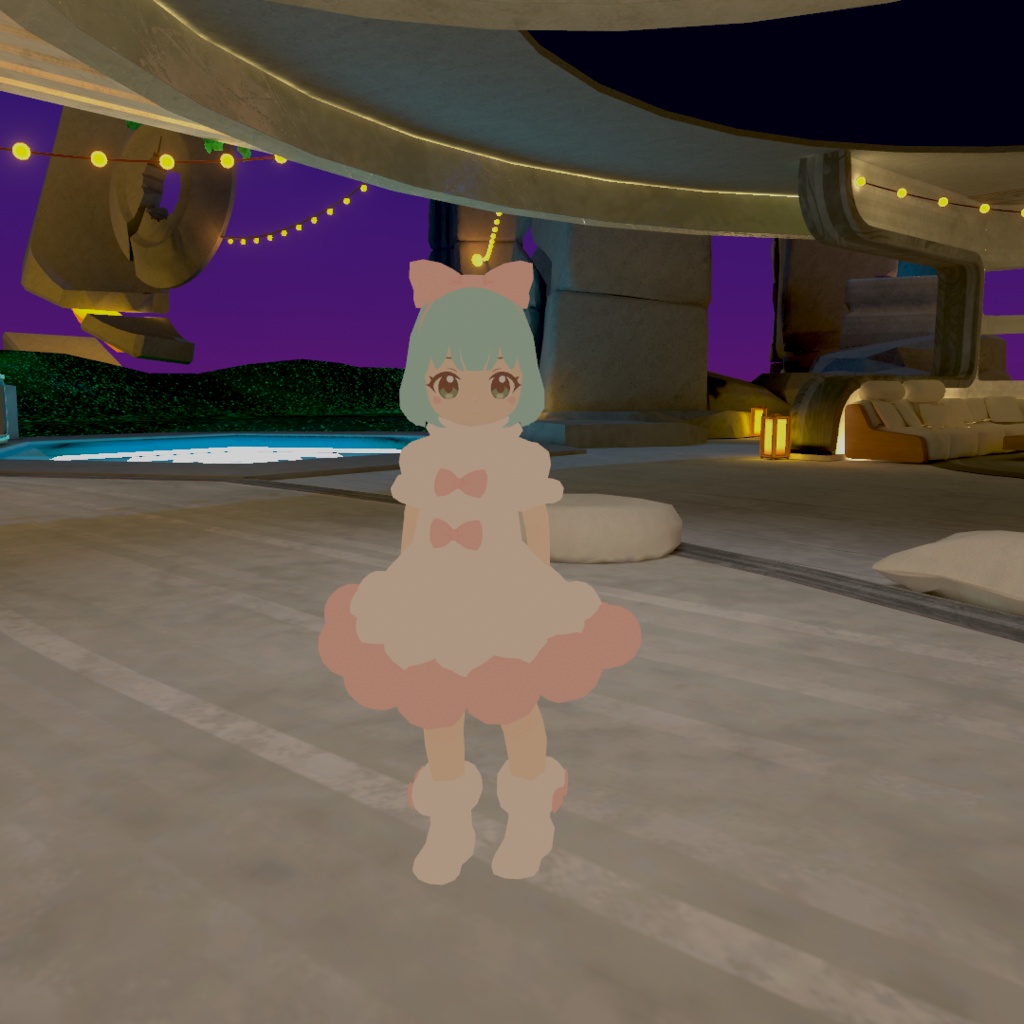 オリジナル3Dモデル「Macoron(まころん)」【VRChat用】