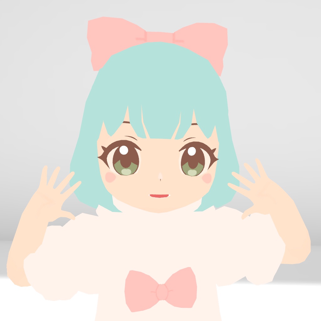 オリジナル3Dモデル「Macoron(まころん)」【VRChat用】