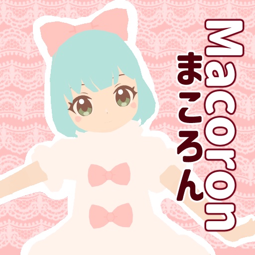 オリジナル3Dモデル「Macoron（まころん）」【VRChat用】