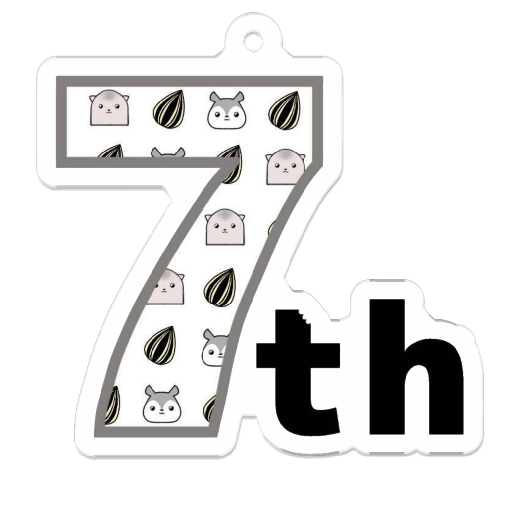7周年記念グッズ 7かじったれキーホルダー