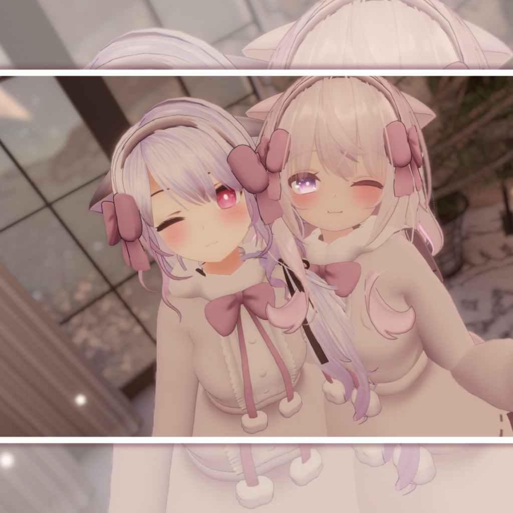 【9アバター対応】ゆきだるまワンピース【PB対応済】