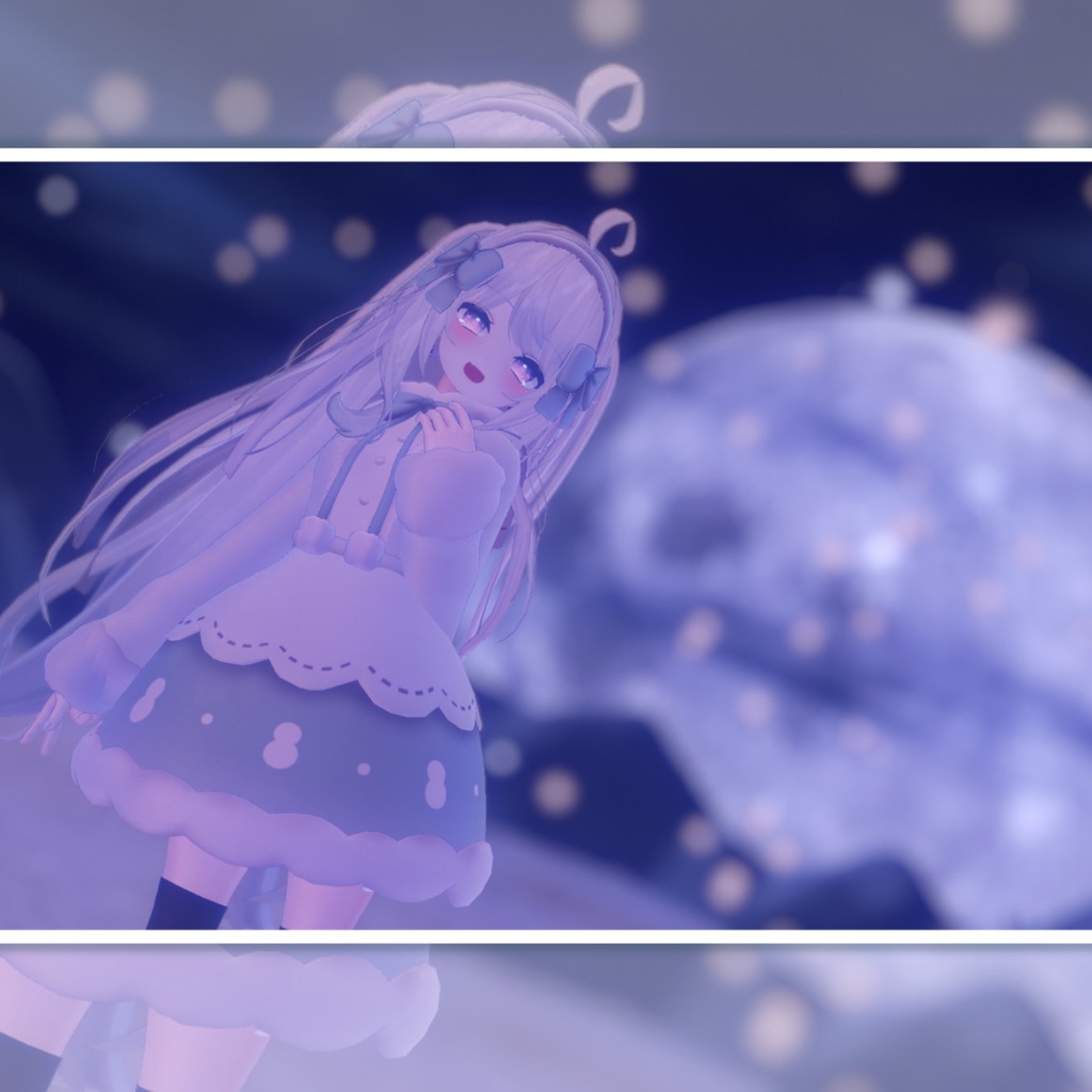 【9アバター対応】ゆきだるまワンピース【PB対応済】