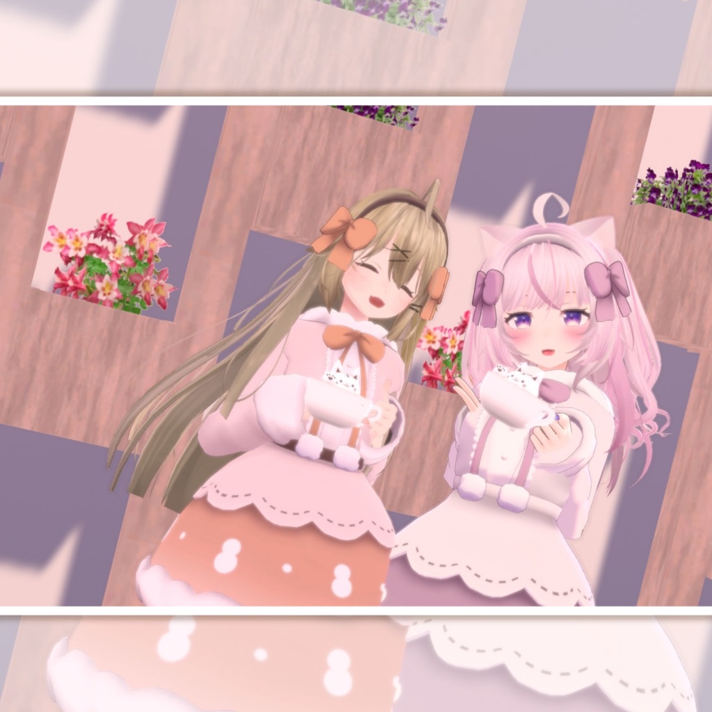 【9アバター対応】ゆきだるまワンピース【PB対応済】