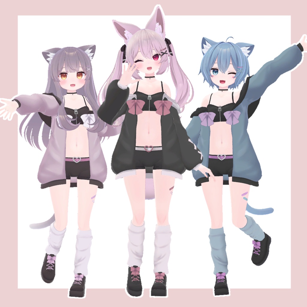 【カリン・ミルク・ラスクちゃん対応】リボンストリート