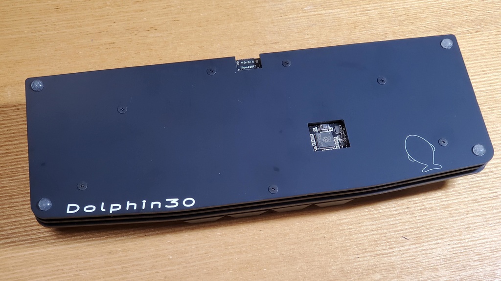 《3行×10列親指ずらし配列キーボード・キット》 Dolphin30