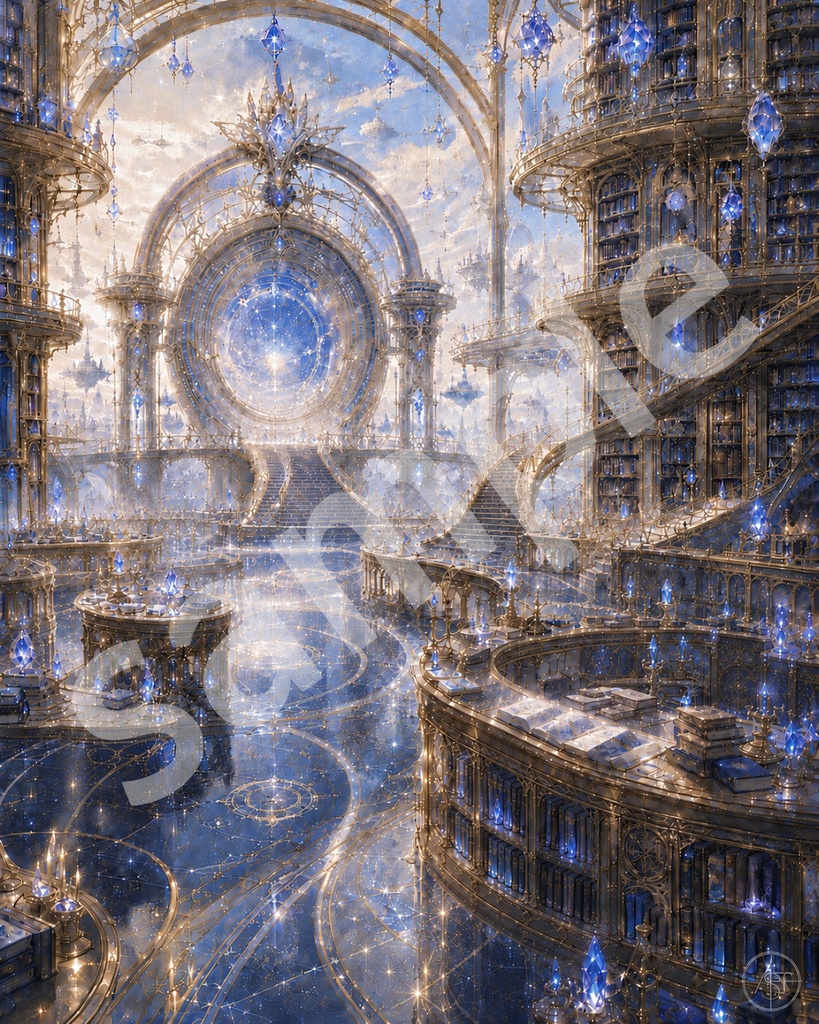 星界図書館 地球支部・中央受付ホール|昼版 3バリエーションセット Star Realm Library – Earth Branch Reception Hall|Day Edition 3 Variations Set