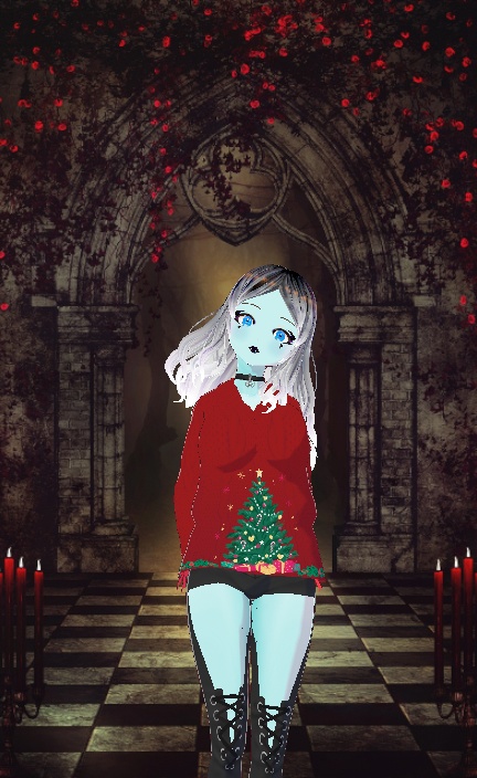 [Free] Christmas Tree Sweater With Garnish Thanks For 900 Followers On Tiktok