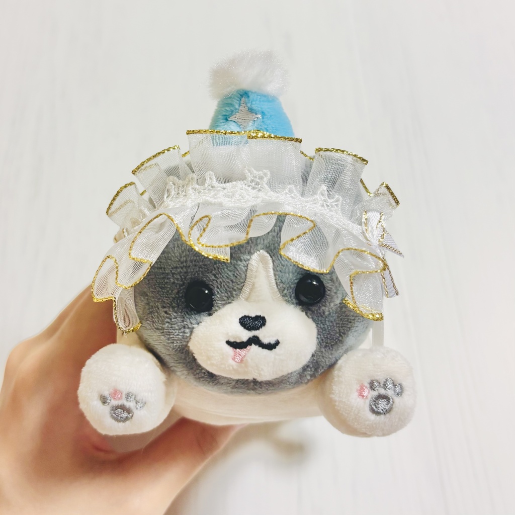 【ぬい用ヘッドドレス】雲のヘッドドレス