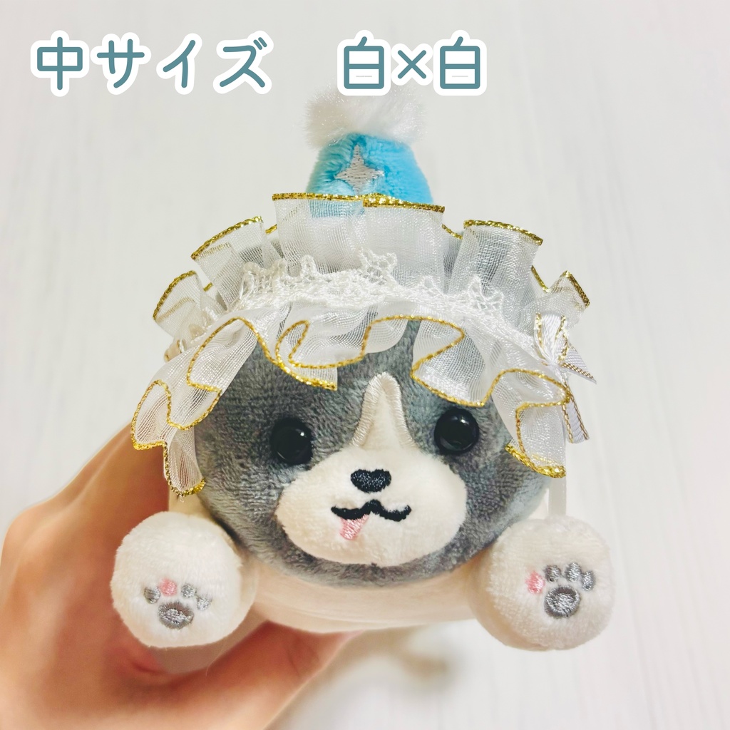 【ぬい用ヘッドドレス】雲のヘッドドレス