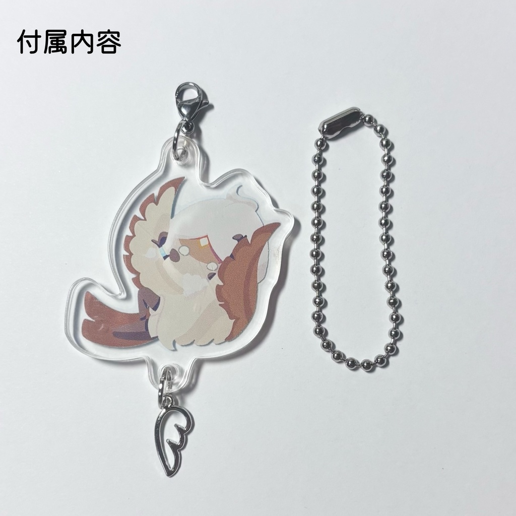 【繋がるアクキー】鳥面星の子&鳥関連精霊たち