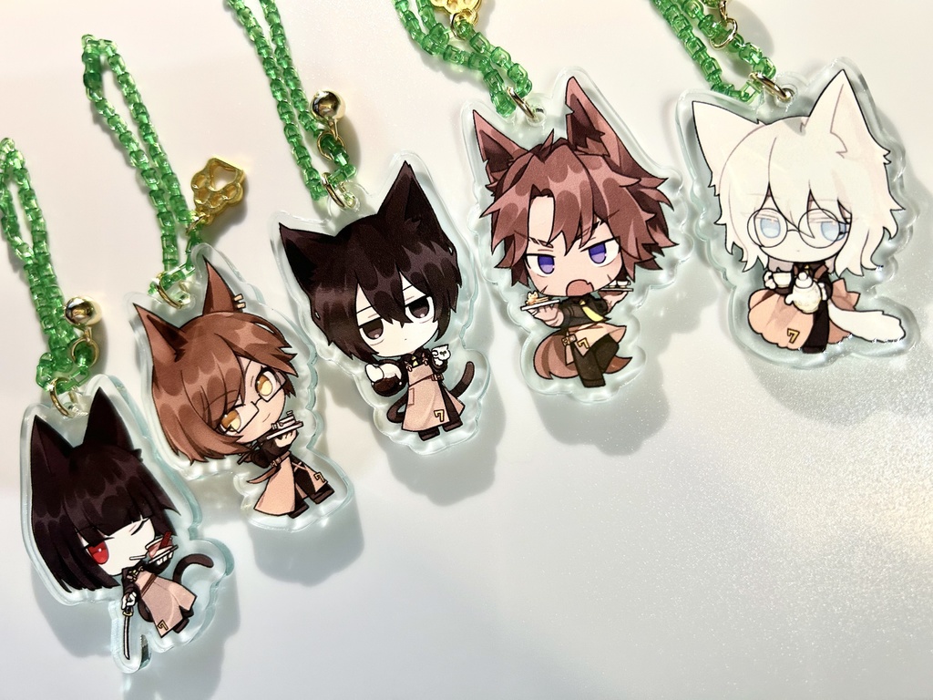 けもみみセブン協会カフェアクリルキーホルダー(10種) 【Limbus Company】