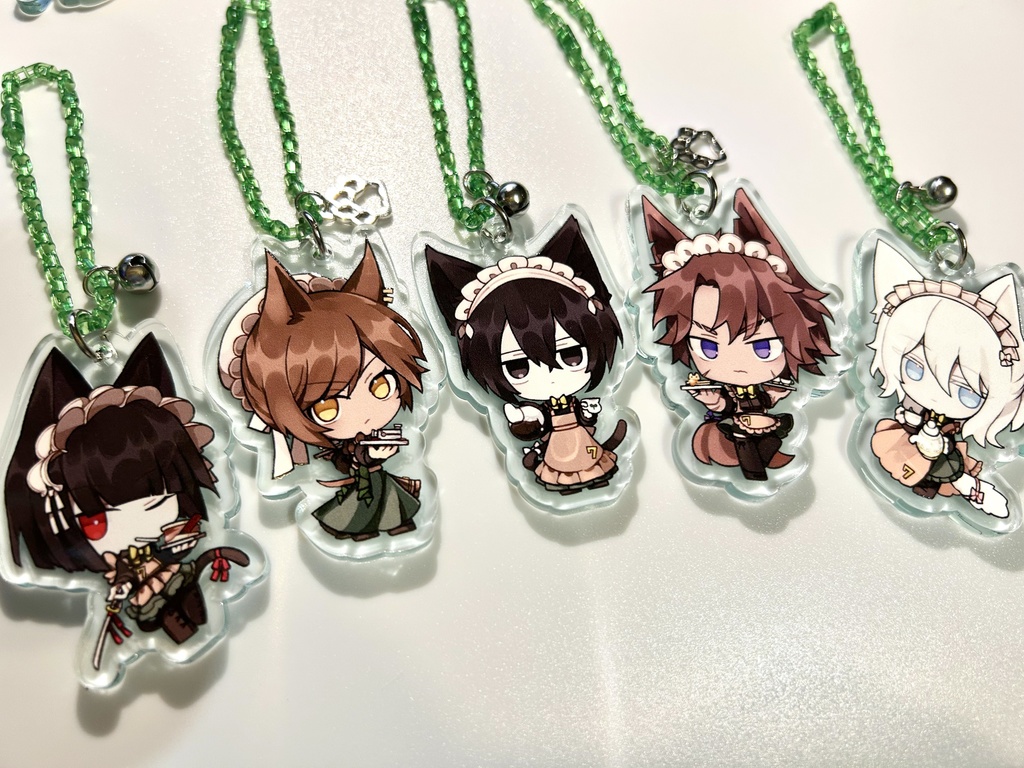 けもみみセブン協会カフェアクリルキーホルダー(10種) 【Limbus Company】