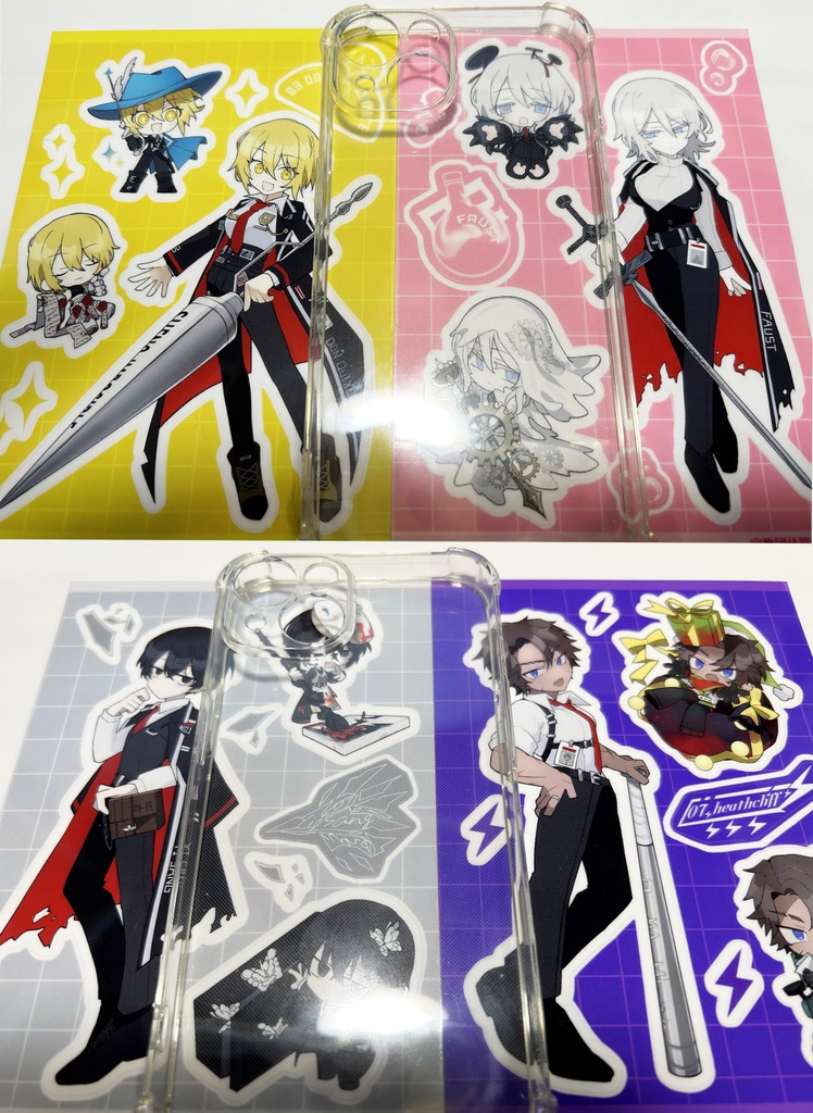 囚人ハーフカットステッカー(2枚組)【Limbus Company】