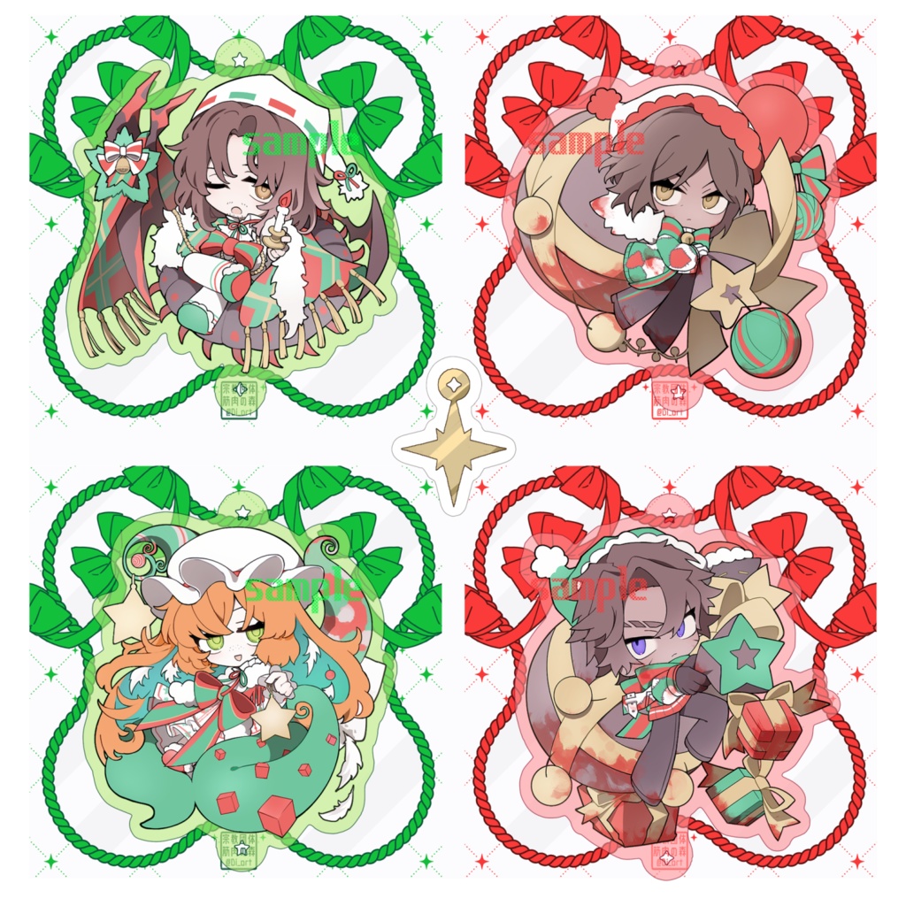 【取り置き終了】クリスマスの悪夢&ホリデイE.G.Oアクリルキーホルダー