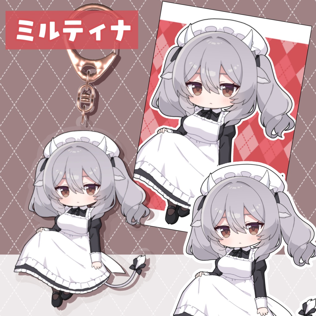 ☆SALE【VRChat向け】アクキー3Dデータ+PNG素材セット【18アバター】