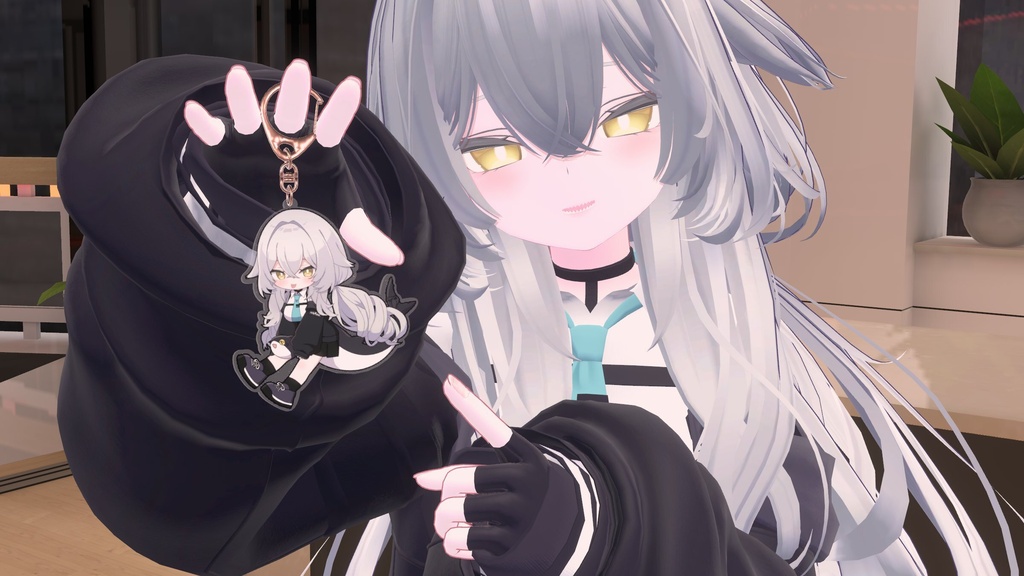 ☆SALE【VRChat向け】アクキー3Dデータ+PNG素材セット【18アバター】