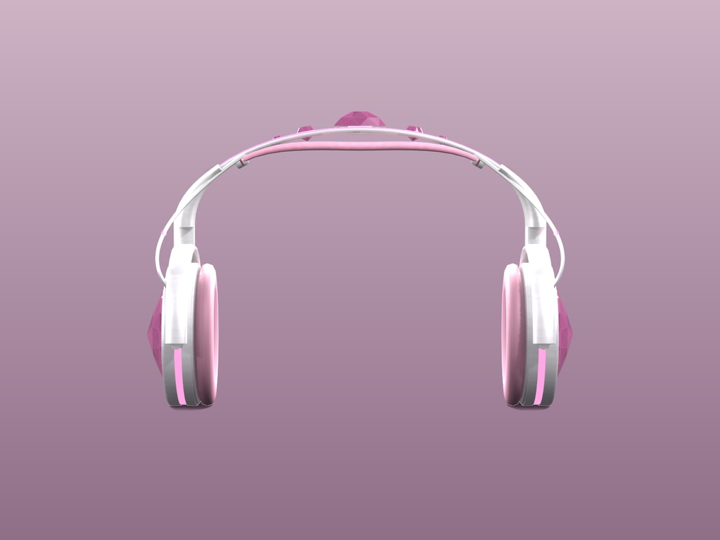 星がきらめく宝石ヘッドホン Crystal Cup Headphones