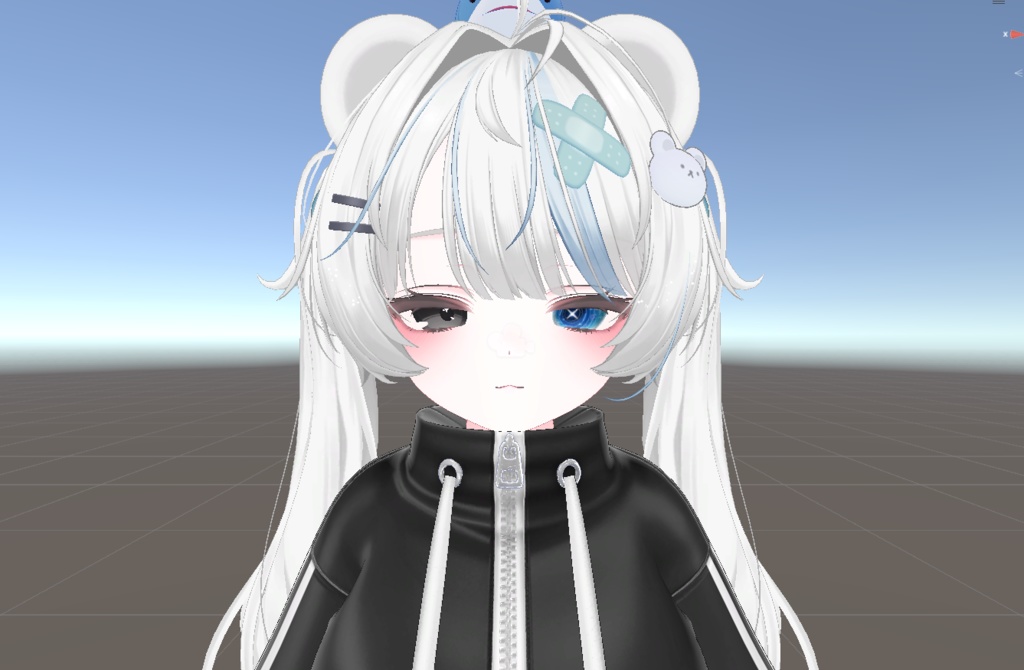 [FREE]トリガーの押し込み具合で手と目が閉じるやつ（ミルフィ専用）