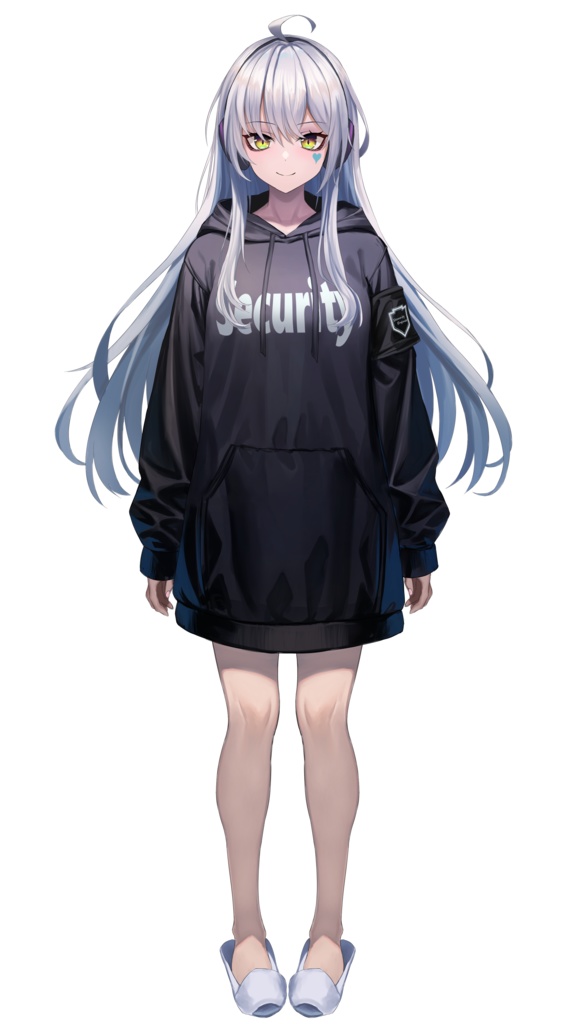 【汎用モデル】白髪の女の子 Live2D/VTubeStudio