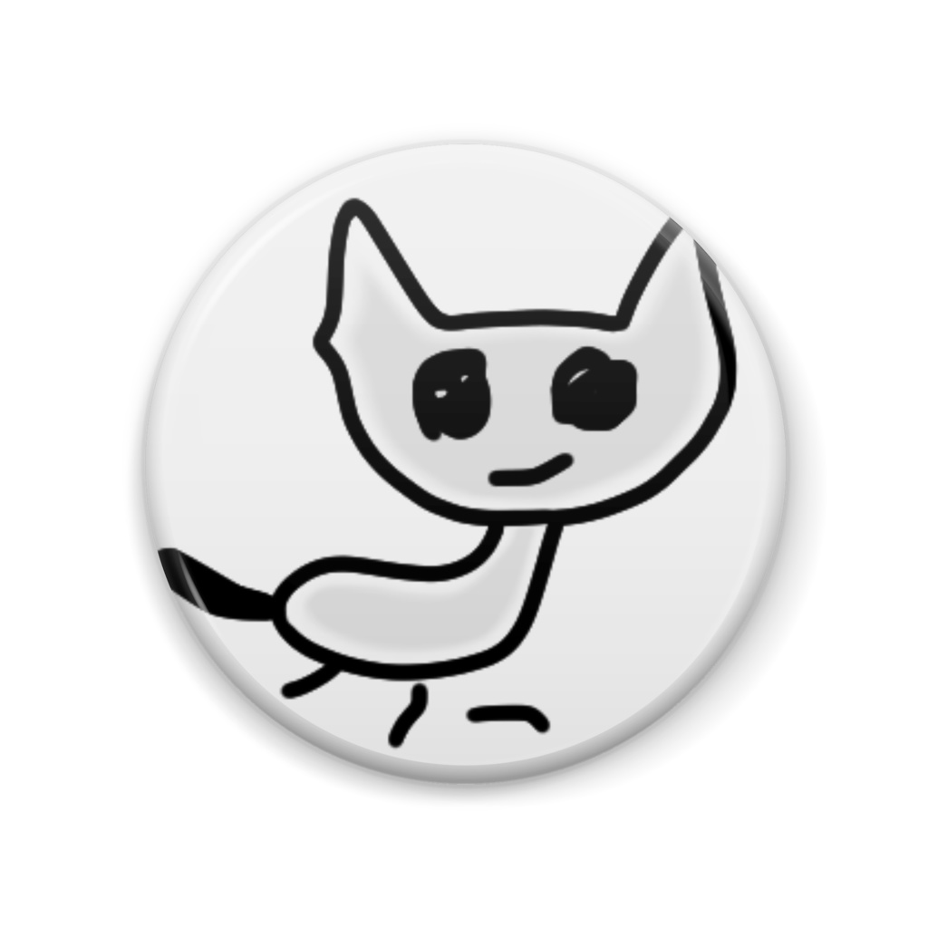 半年記念缶バッジ 呪猫
