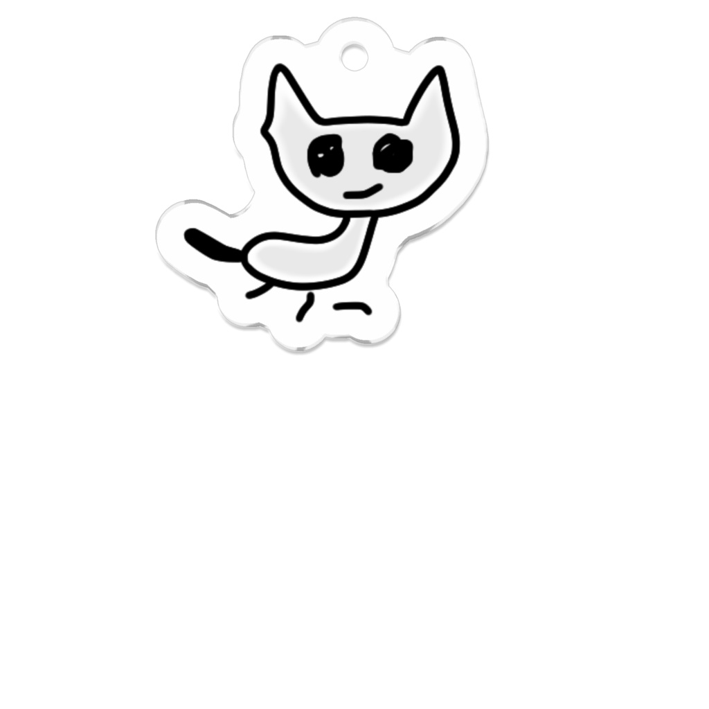 呪猫キーホルダー(ミニ)