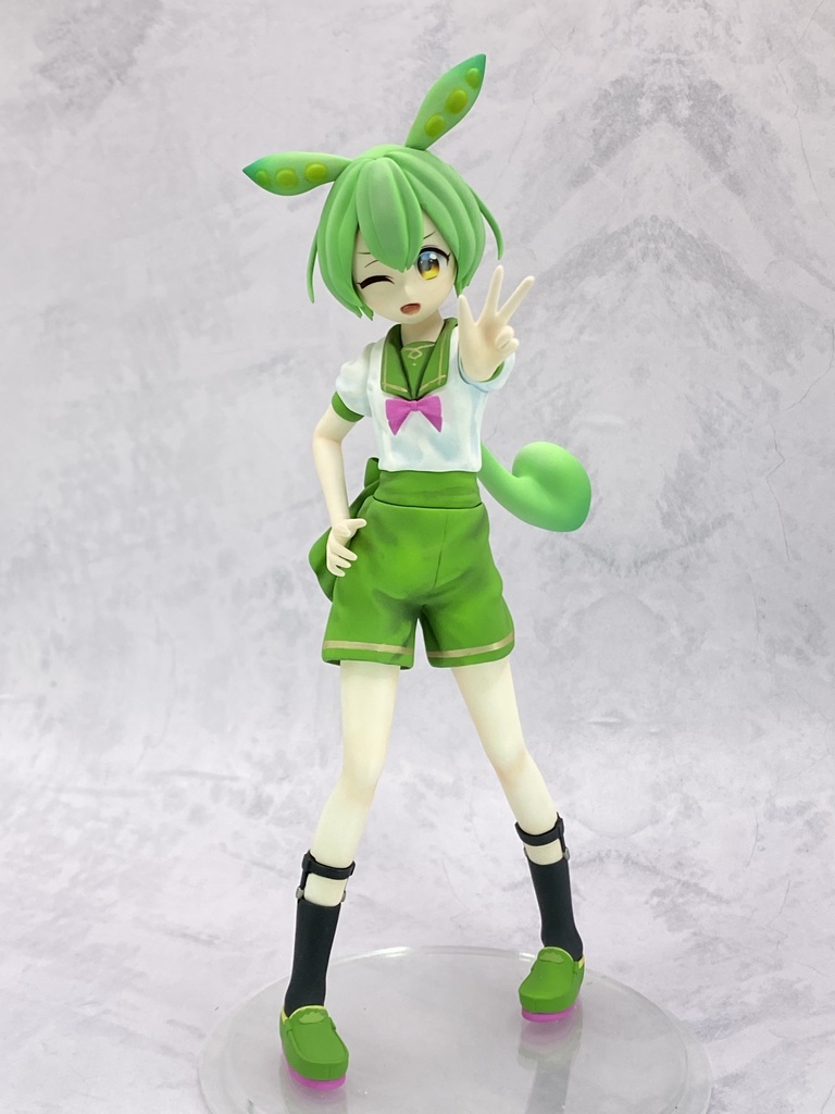 ずんだもん(人間形態) 1/8 ガレージキット セーラー服版 (第一期生産版)