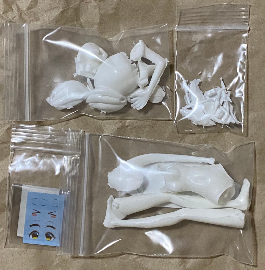 ずんだもん(人間形態) 1/8 ガレージキット 水着版 Ver1.5