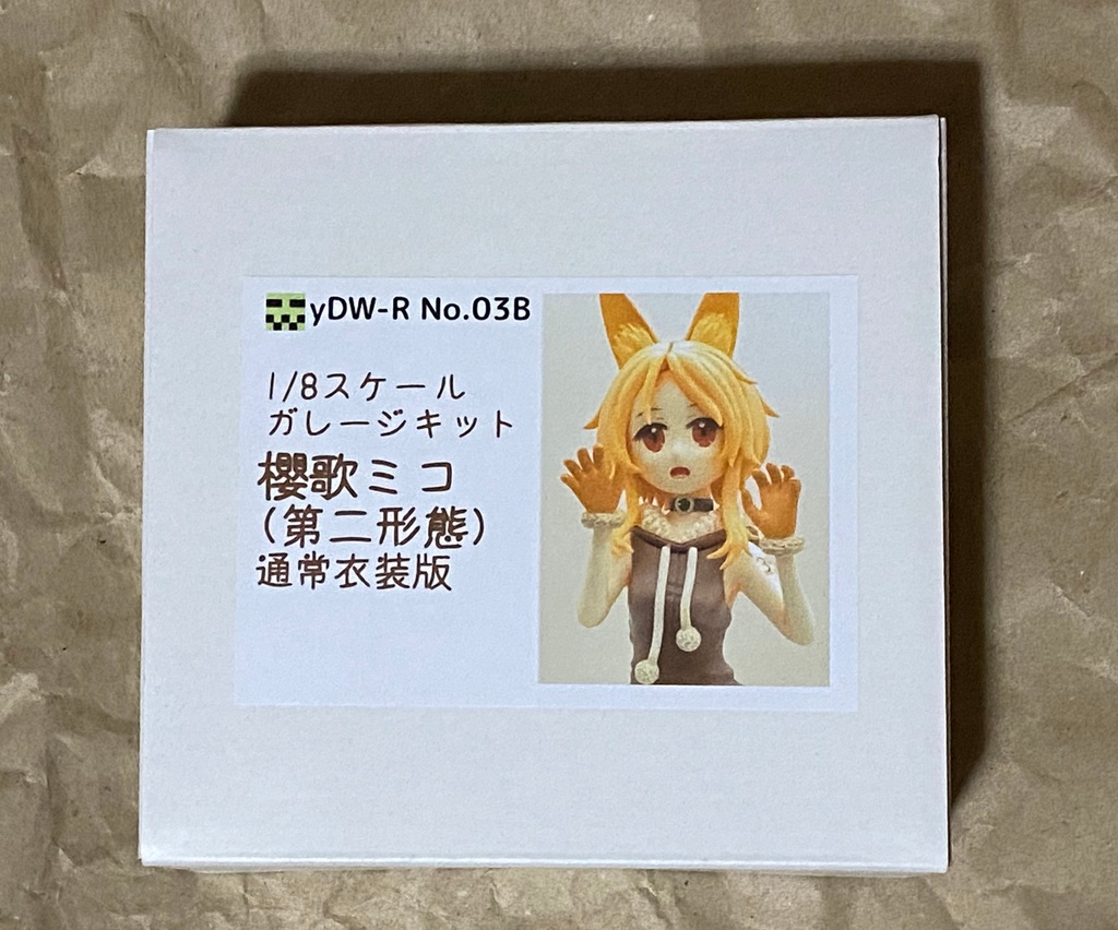 1/8 ガレージキット 櫻歌ミコ(第ニ形態) 通常衣装版