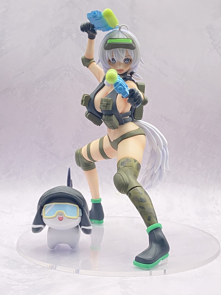 1/8ガレージキット モチノ・キョウコ with もち公 水着版