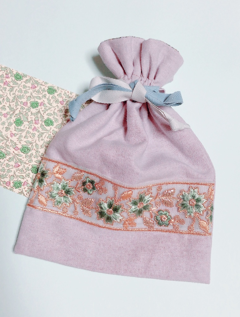 フラワーポーチ🌿リーフ