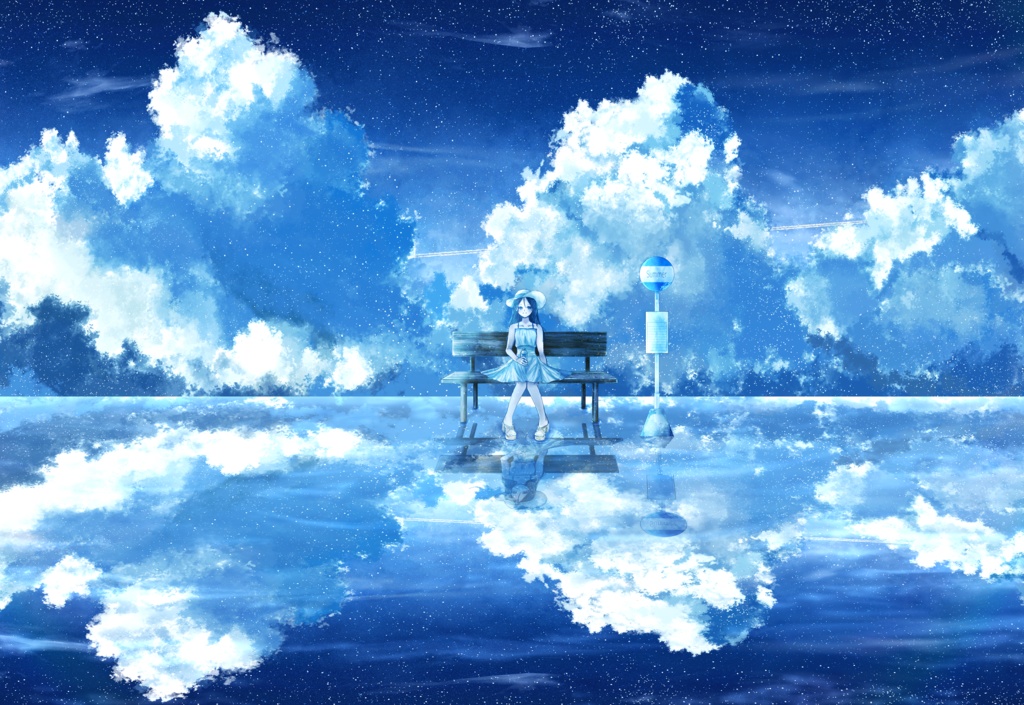 ポストカード「夏を待つ」