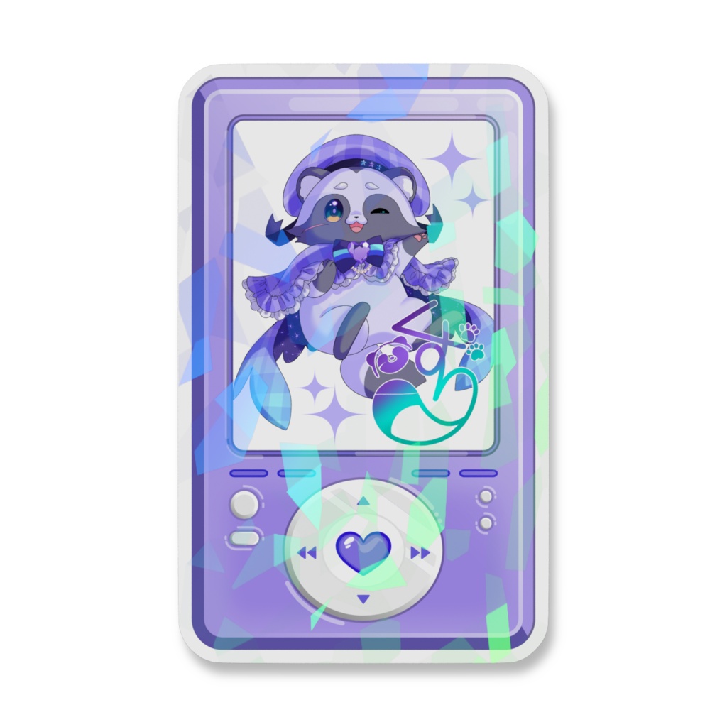 キラキラスマホステッカー