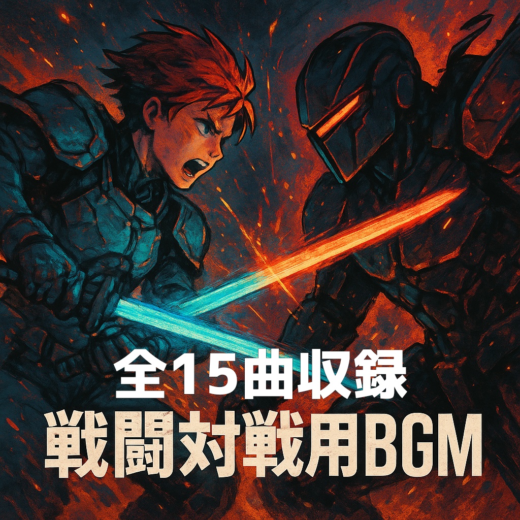 【著作権フリーBGM】戦いのテーマ | 戦闘専用BGM集 全１５曲 [高音質MP3] - ゲーム・配信・映像制作向け