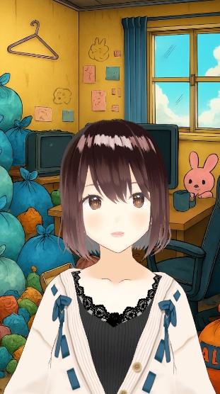 【配信背景】ゴミ屋敷配信背景セット | 横型・縦型対応 + おまけBGM付き