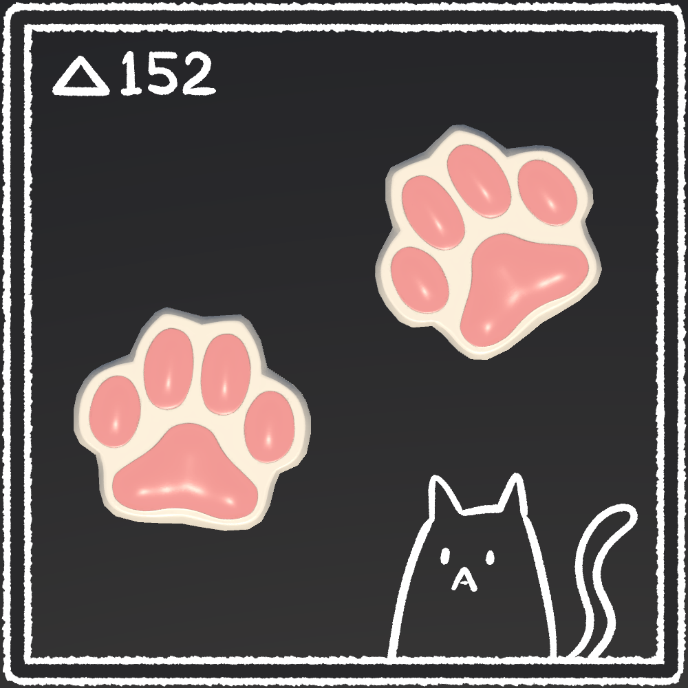 【無料あり】にくきゅうピアス【VRChat向け】