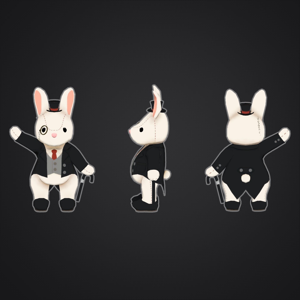 紳士な うさちゃん (おでかけ うさちゃんシリーズ)