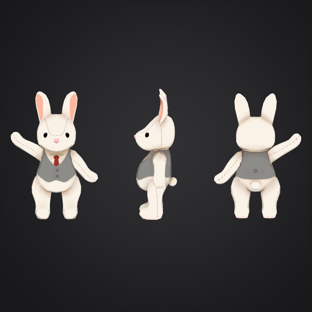 紳士な うさちゃん (おでかけ うさちゃんシリーズ)